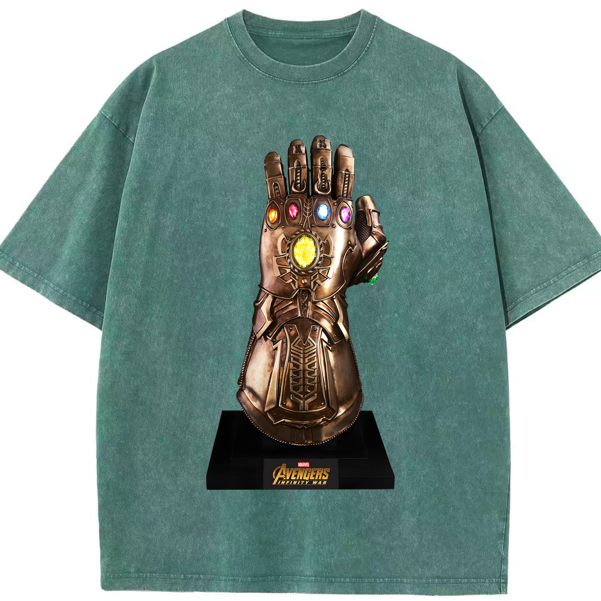 （画像用） アベンジャーズ The Avengers 綿100% ヴィンテージ風 半袖Tシャツ（フロントプリント）